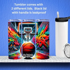 20oz Tumbler - Sports - Basketball