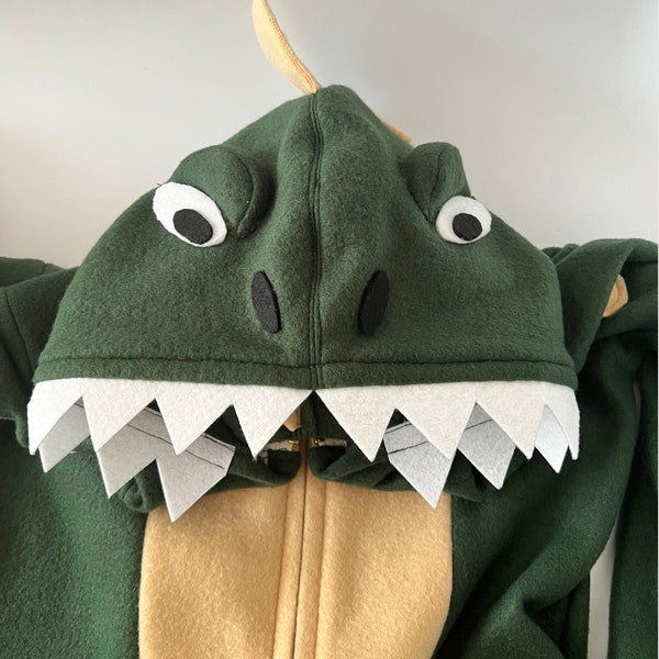 Patrón de traje y accesorios de dinosaurio para niños PDF / Descarga instantánea Patrón de costura de cosplay Patrón de dragón de dinosaurio