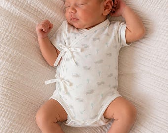 Premie (3 sizes) Baby Onesie Pattern - Adorable and comfortable Kimono style