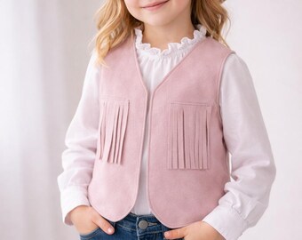 Lined Western Vest & Tux Vests bundle, Easy Waistcoat with fringe, Cowboy, Cowgirl, Wedding Vest, Beginner Sewing Pattern: Sizes 4-10 (PDF)