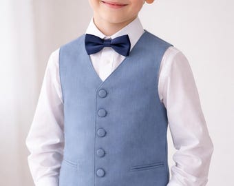 Tux Lined Vest &  Easy Waistcoat Vest with fringe Bundle, Ring Bearer Vest, Wedding Vest, Beginner Sewing Pattern: Sizes 4-10 (PDF Download)