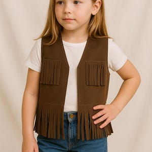 Kids Hippie & Sheriff Vest Sewing Patterns: Cosplay Costume (PDF Download, Sizes 4-10)