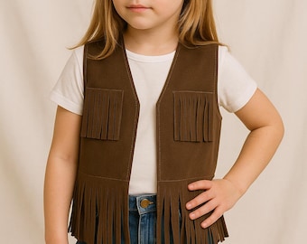 Hippie western Vest & Sheriff Vests Bundle rustic cowboy vest Sewing Patterns Cosplay Costume (PDF Download, Sizes 4-10)