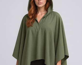 Rain Cloak Rain Cape Pattern: 4 in 1, Convertible Cloak Pattern | Raincoat Pattern | Scottish Cloak | Poncho Pattern  (Digital Download)