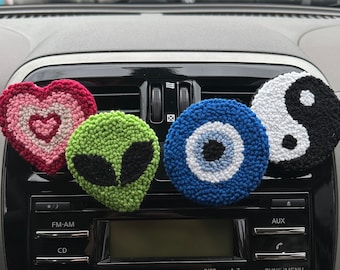 Handmade Car Air Vent Clip,Cute Car Accessories,Custom Car Decor,New Car Gift,Car Vent Clip,Daisy Flower Car Interior,Pink Car Gift