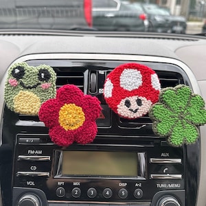 Handmade Car Air Vent Clip,Cute Car Accessories,Custom Car Decor,New Car Gift,Car Vent Clip,Daisy Flower Car Interior,Pink Car Gift
