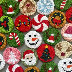 Christmas Car Coasters,Cute Car Accessories,New Year Car Decor,New Car Gift,Snow Car Cup Holder,Women Auto Accessories,Christmas Stockings