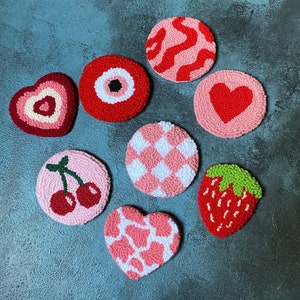 Set di 2 sottobicchieri rosa per auto, graziosi accessori per auto, decorazioni personalizzabili per auto, regalo per auto nuova, regali per auto di San Valentino, graziose decorazioni per auto, portabicchieri per auto da donna