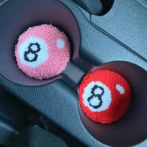 Set of 2 Car Coasters,Cute Car Accessories,Customisable Car Decor,New Car Gift,Magic Ball Car Cup Holder,Cute Car Decor Gift Ideas for her