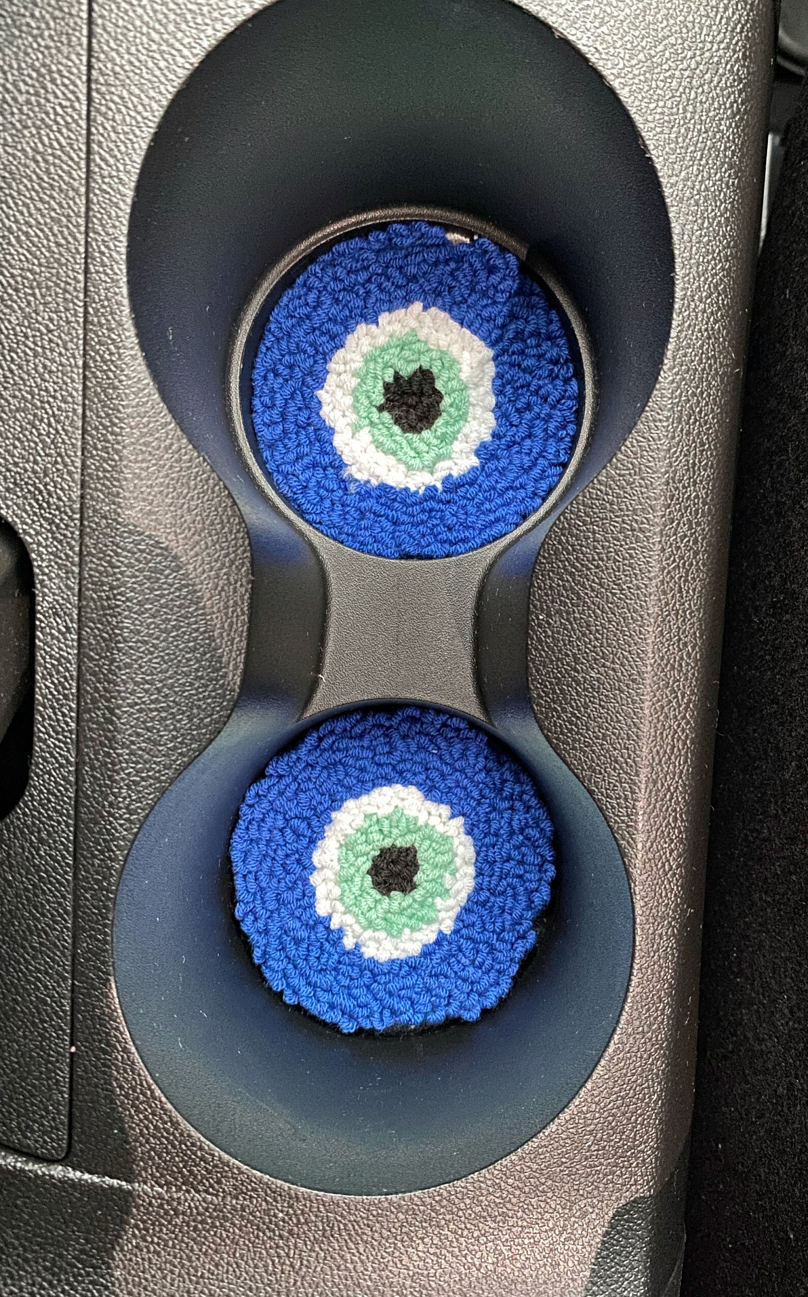 Cute Car Accessories Set of 2 Punch Needle Car Etsy