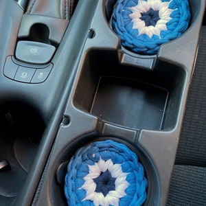 Custom Car Coasters,Cute Car Accessories,Customisable Car Decor,New Car Gift,Flower Car Cup Holder,Cute Car Decor Gift Ideas for her image 7