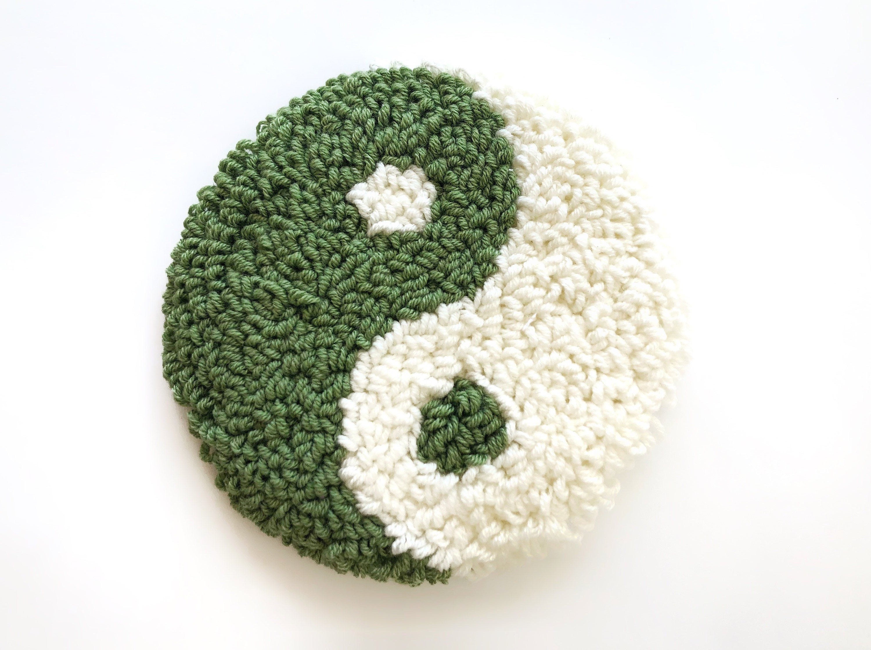 CUSTOM ORDER Hand Tufted Punch Needle Pillowcaserugwall Etsy