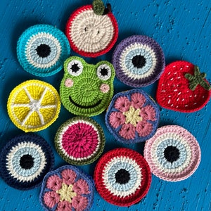 Cute Crochet Patches, Iron on applique