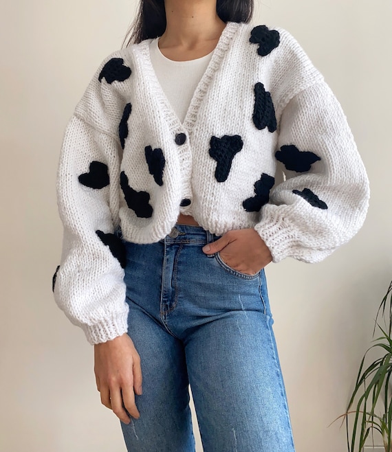 Cow Print Cardigan Cow Print Cardigan