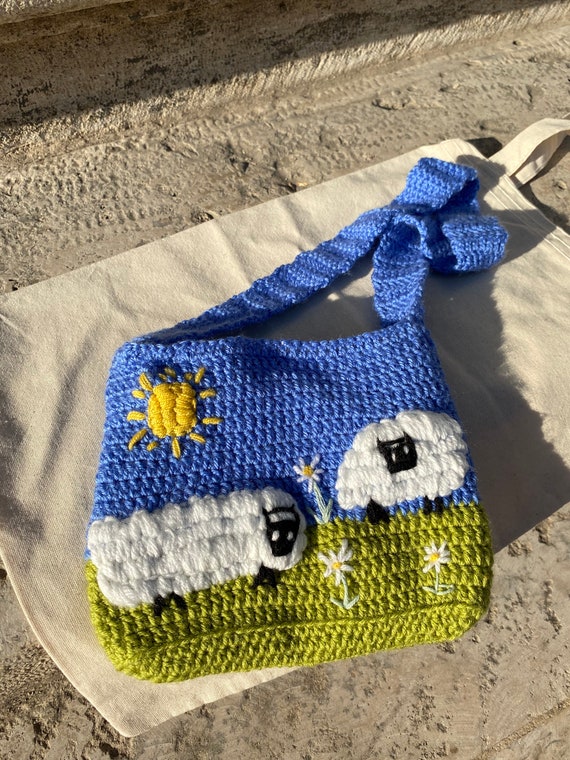 Unique Crochet Bag Designs,handmade Purse,knitted Shoulder Bag,knit  Accessories,cute Eco-friendly Tote Bag,knit Pattern,unique Gift Ideas -  Etsy | Knitting accessories, Unique crochet, Crochet shoulder bags