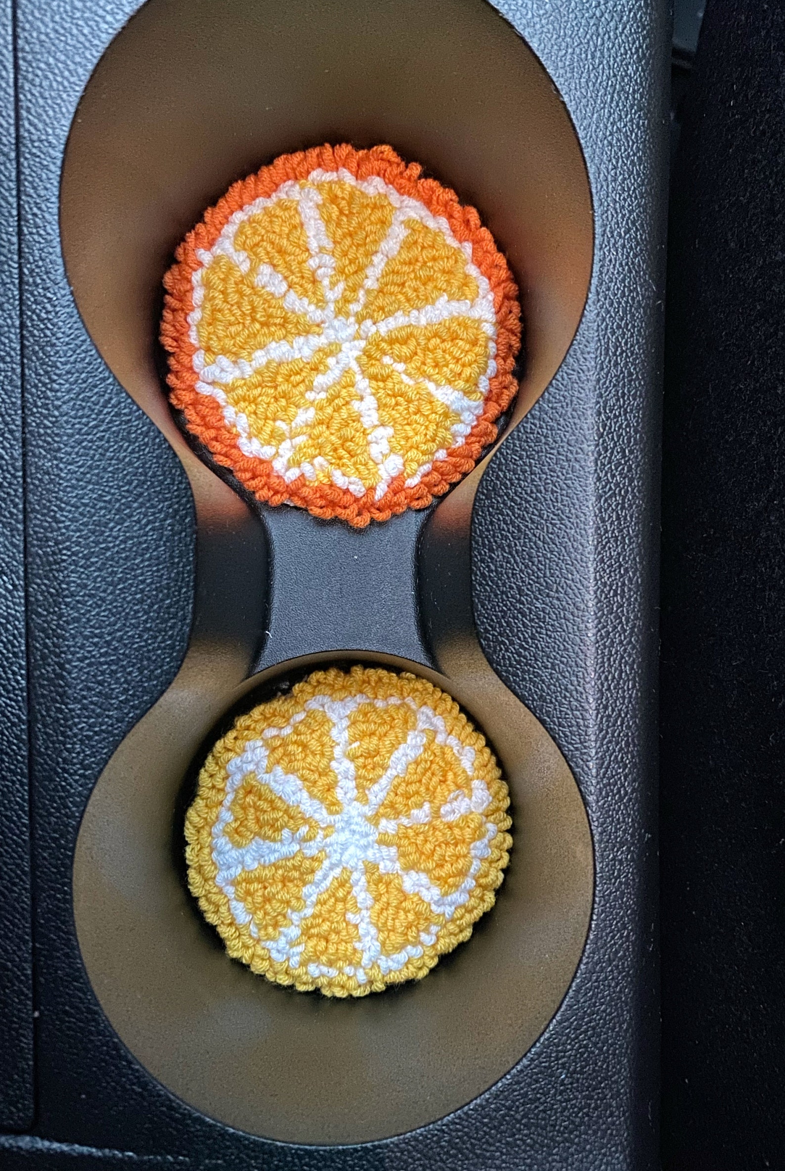 Cute Car Accessories Set of 2 Punch Needle Car Etsy