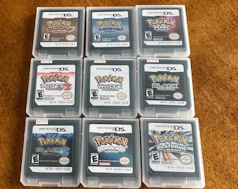 Listing for all 9 Pokemon DS Game Cases from Diamond to White 2 (see other  listing for 3DS)