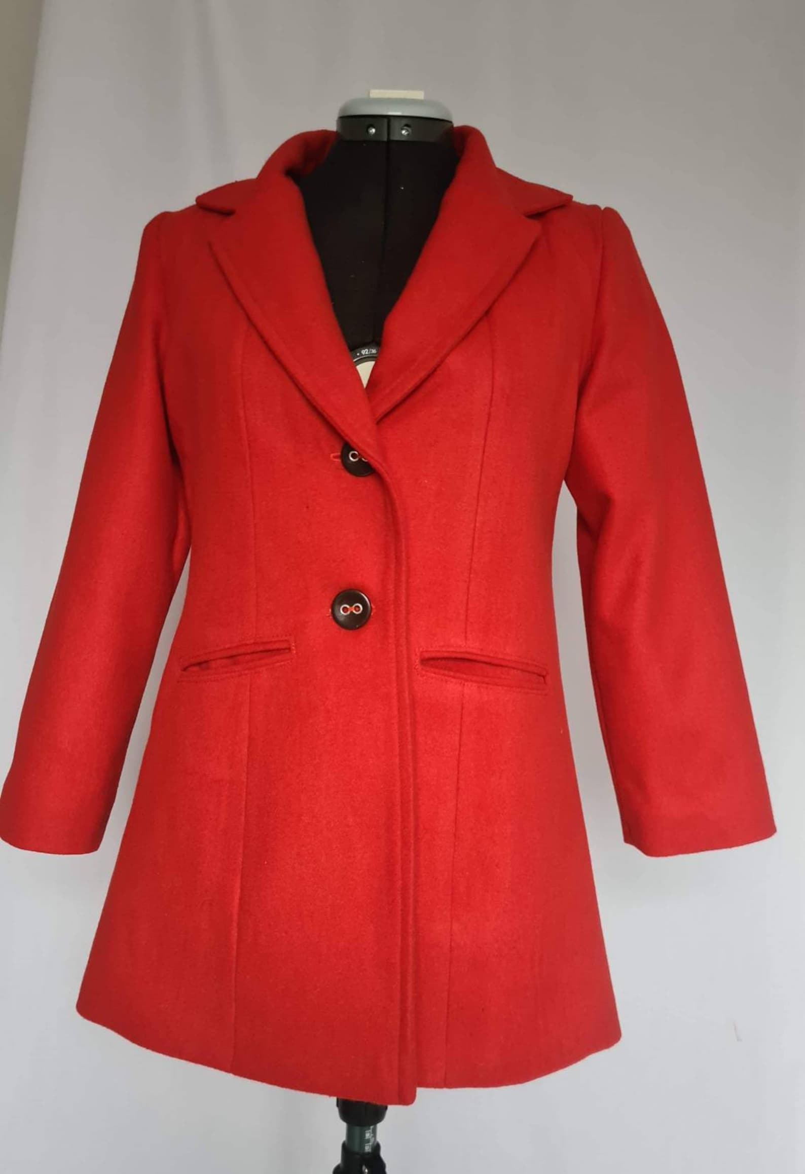 Quality Wool Coat with quilted lining Etsy