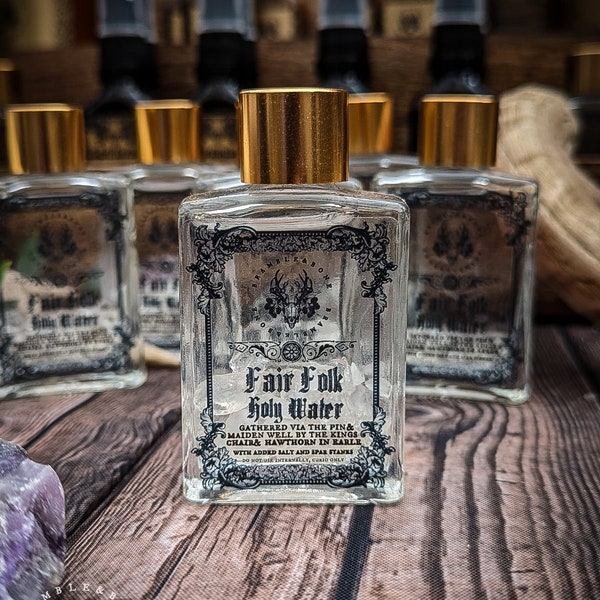 Fair Folk Holy Water | Sacred Spring | Holy Well | Fairy Faith | Traditional Witchcraft, Pagan & Folk Magic For Spellwork, Devotion + Ritual