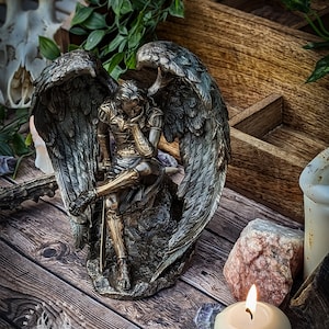 Lucifer - Fallen Angel Statue | Luciferos |Devotional, Religious and Magical Statuary for Pagans, Witches, Cunningfolk and Conjure Workers