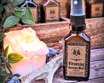 Cleansing Infusion Mist - Rosemary | Essential Oil Aromatherapy Spray | Traditional Witchcraft Conjure Room Spray for Magick & Ritual