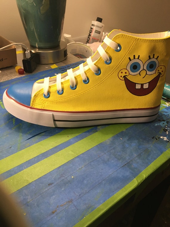 spongebob high tops