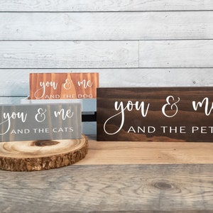 You & Me Wood Sign