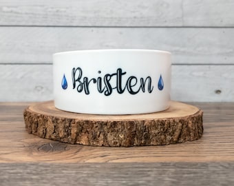 Personalized Pet Water Bowl