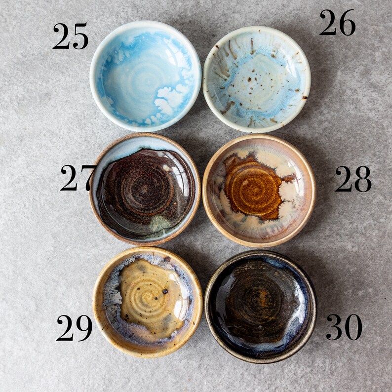 Ring Dishes // Handmade Tiny Dishes // Condiment Dishes image 8