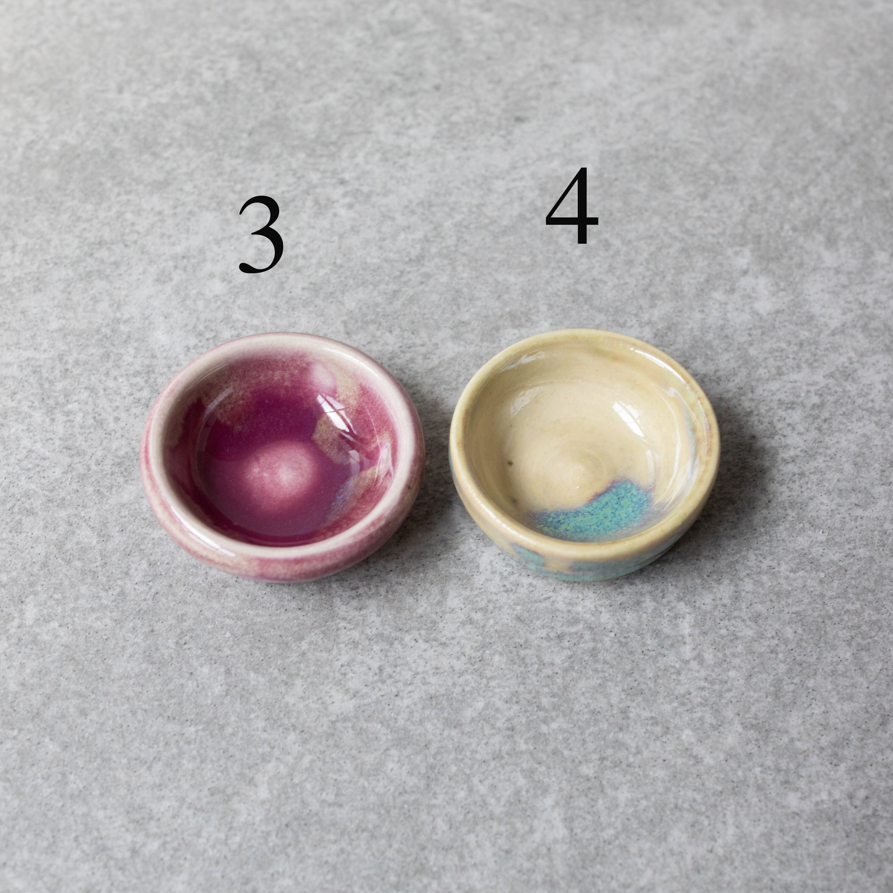 Extra Small Condiment Bowls // Handmade Tiny Bowls // 1 Etsy