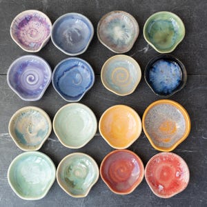 Small Spoon Rests // Teaspoon Rest // Soy Sauce Dish
