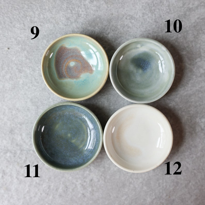 Ring Dish // Extra Small Condiment Bowls // Handmade Tiny Bowls image 5