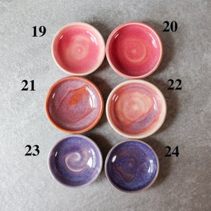 Ring Dish // Extra Small Condiment Bowls // Handmade Tiny Bowls image 7