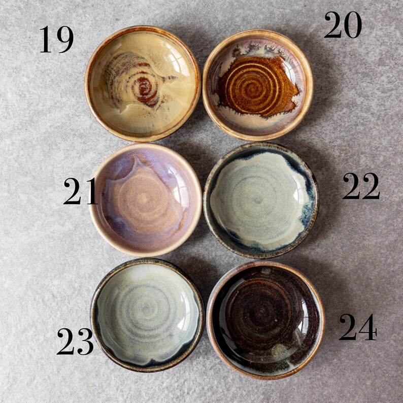 Ring Dishes // Handmade Tiny Dishes // Condiment Dishes image 7