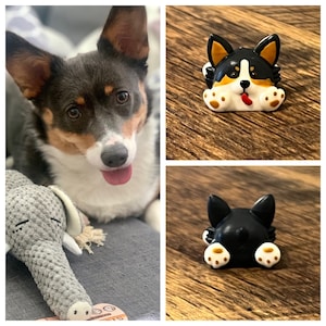 Custom Dog Keycap, Custom color Corgi keycap, Gift for dog mama, pet lover, Mechanical gaming keyboard, Handmade gift for dog dad