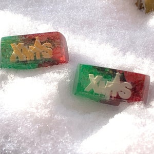 Weihnachten Keycap, einzigartiges Weihnachtsgeschenk für Freund, Cherry MX Keycap, handgemachte Resin Keycap, Artisan Keycap, Weihnachten 2u keycap