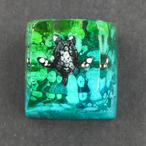 Sea Turtle keycap, Underwater Collection Key cap, Artisan keycap, handmade keycap, gift for gamer, unique gift for him