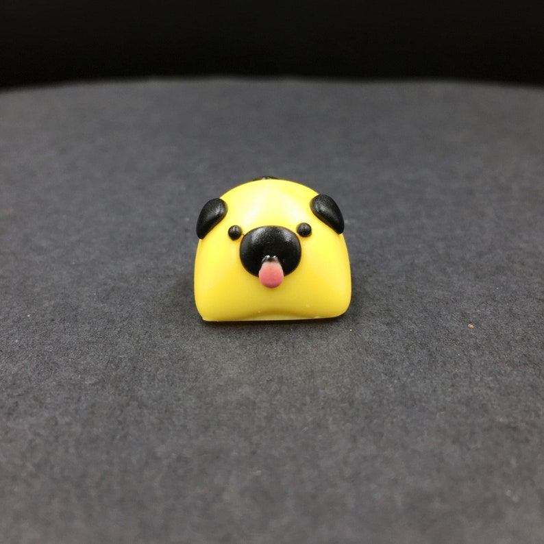 Pug Keycap, Custom Color Pug Keycap, Christmas Gift for Dog Mama, Dog ...