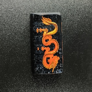 Asian Dragon Artisan Keycap, Shift keycap 2u keycap, Red Dragon Keycap, Lucky Keycap, Gift for Graduation, Congratulation gift for him