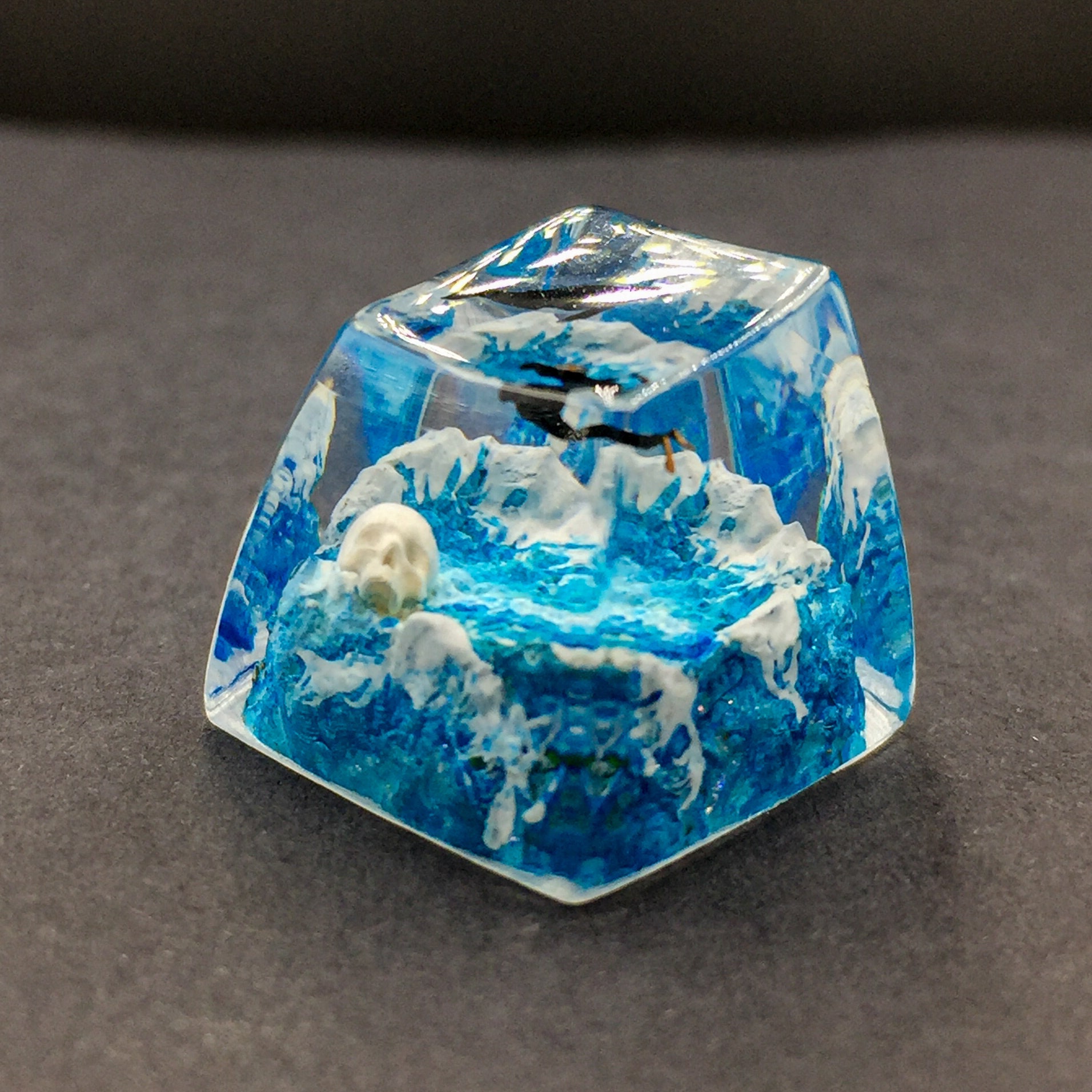 Diver Keycap, Ocean Lover Keycap, Whale Keycap, Artisan Keycap ...