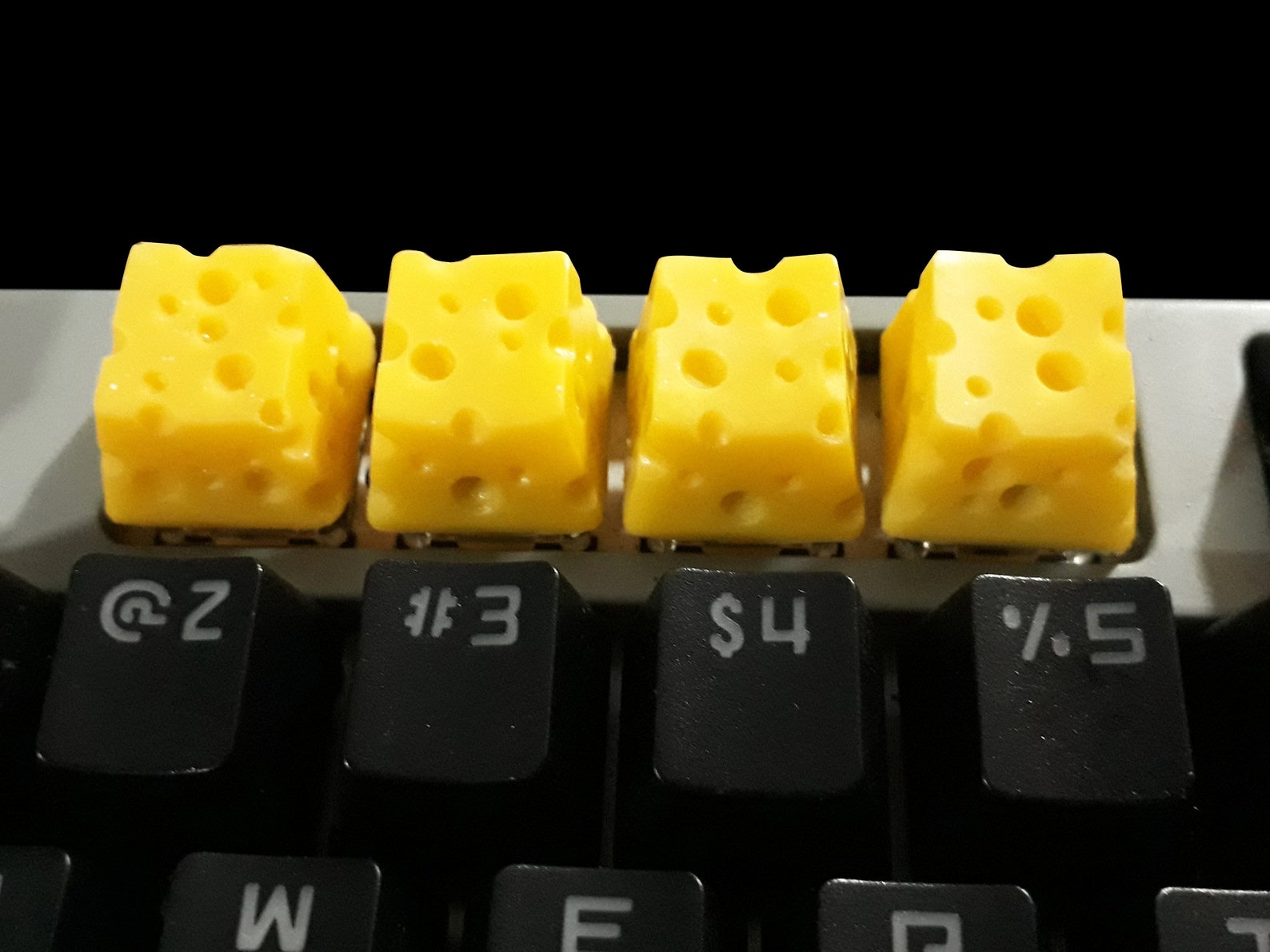 Cheese Keycap Artisan Keycap Mechanical Gaming Keyboard Etsy
