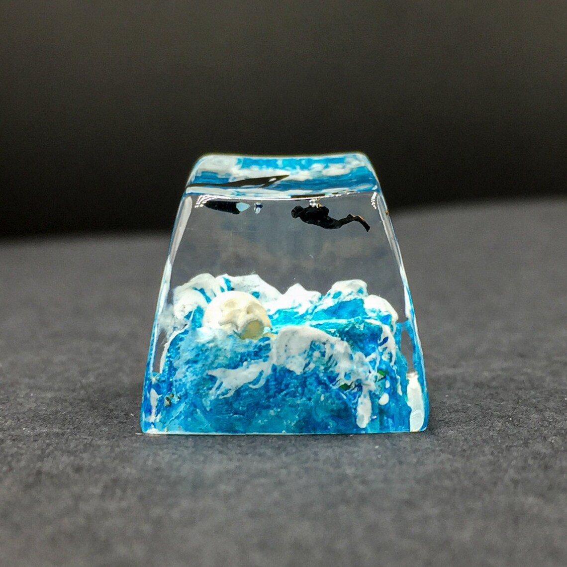 Diver Keycap, Ocean Lover Keycap, Whale Keycap, Artisan Keycap ...