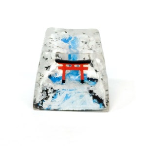 Tori gate keycap, Red Shrine Keycap, Sun Goddess Shrine keycap, Mechanical Gaming Keyboard, Gamer Keyboard Accessories. Japan shrine keycap