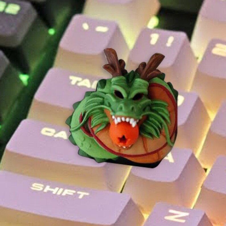 Dragon Ball Z keycap Backlit keycap Dragon keycap Anime Etsy