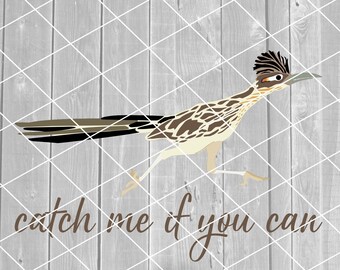 SVG- Roadrunner, Atrápame si puedes, Desierto, Sublimación, Archivo de corte, Descarga digital para Cricut (archivos svg, png, pdf y jpg)
