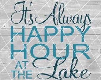 Always Happy Hour Outdoor Pillow by Always Happy Hour Outdoor Pillow by