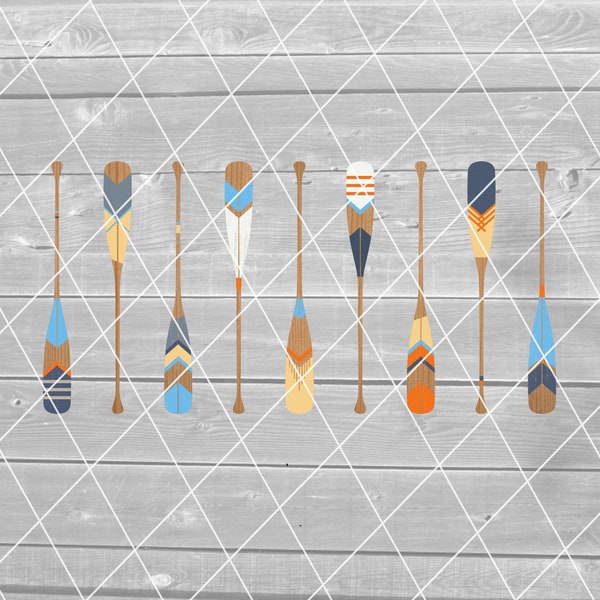 Digital Download - Distressed Wooden Oars, Paddles, Lake Decor, Sublimation, Heat Transfer, Printable, Transparent Background (PNG file)