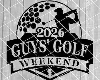 SVG – Weekend golfowy dla facetów 2026, Wycieczka dla facetów, Faceci, Golf, Golf, Wektor, Pobieranie cyfrowe dla Cricut (pliki svg, pdf, png, jpg)