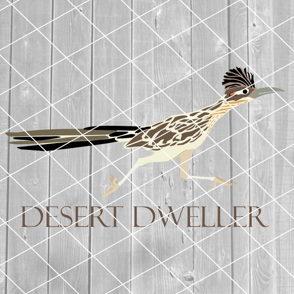 SVG- Roadrunner, Desert Dweller, Desert, Sublimation, Cutting File, Digital Download for Cricut (svg, png, pdf, and jpg files)