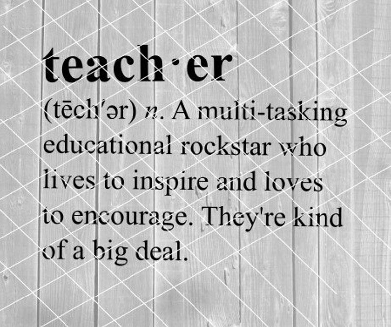 Download Educational Rockstar Svg And Png Files Teacher Definition Svg Digital Download For Cricut Silhouette Clip Art Art Collectibles Kromasol Com